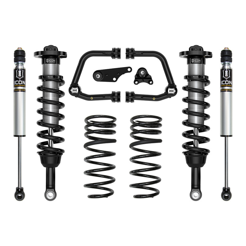 ICON 2024-2025 Toyota Tacoma 1.25-3" Lift, Stage 2 Suspension System, Tubular, Overland Rear Springs